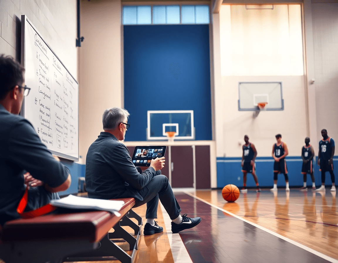 Aerial view of basketball defense drills by yourself planning a solo workflow.