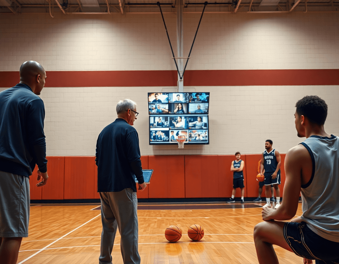Basketball video clips reviewed for a free basketball practice plan template alignment.