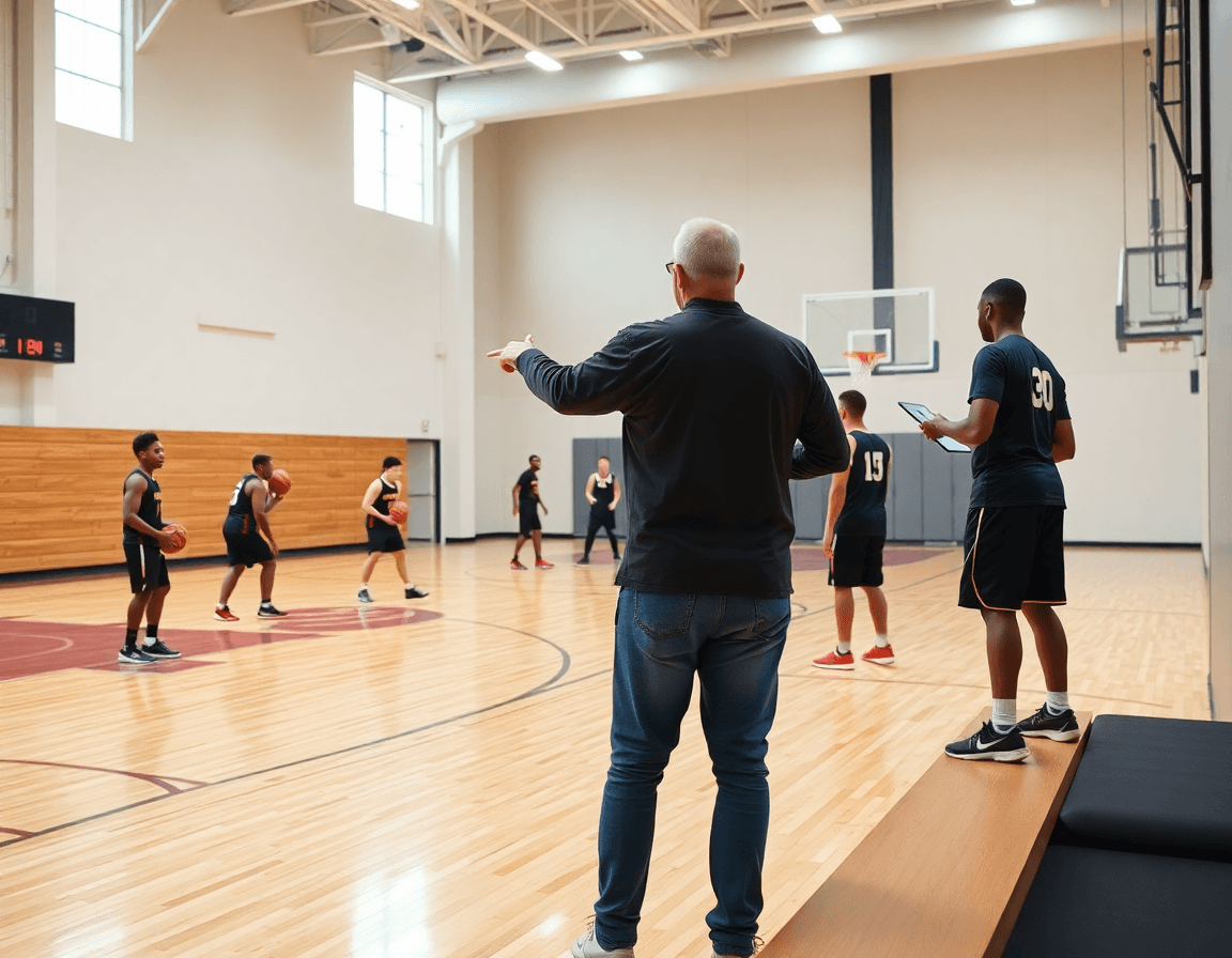 Seven-day solo drill cycle shown by coach as players practice individual basketball drills pdf.