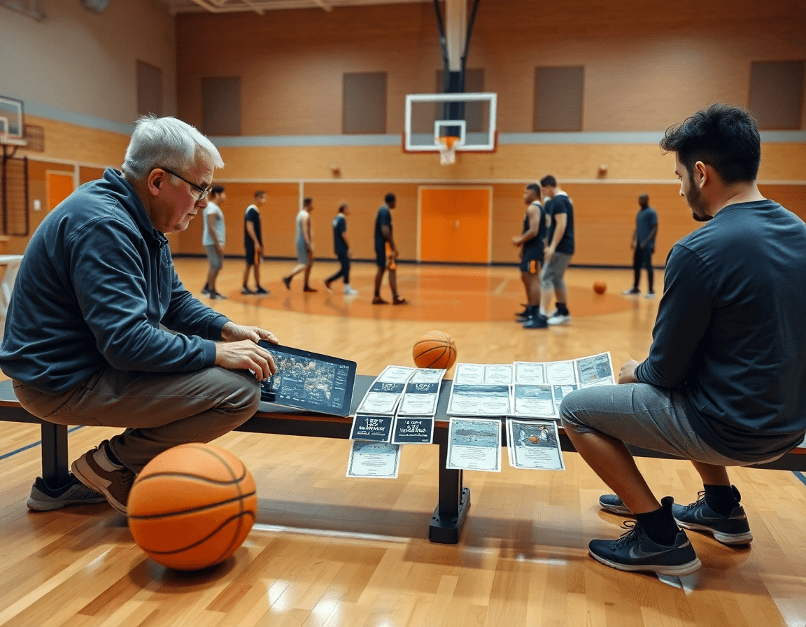 Building the weekly library of how to draw basketball plays with cards and video clips.