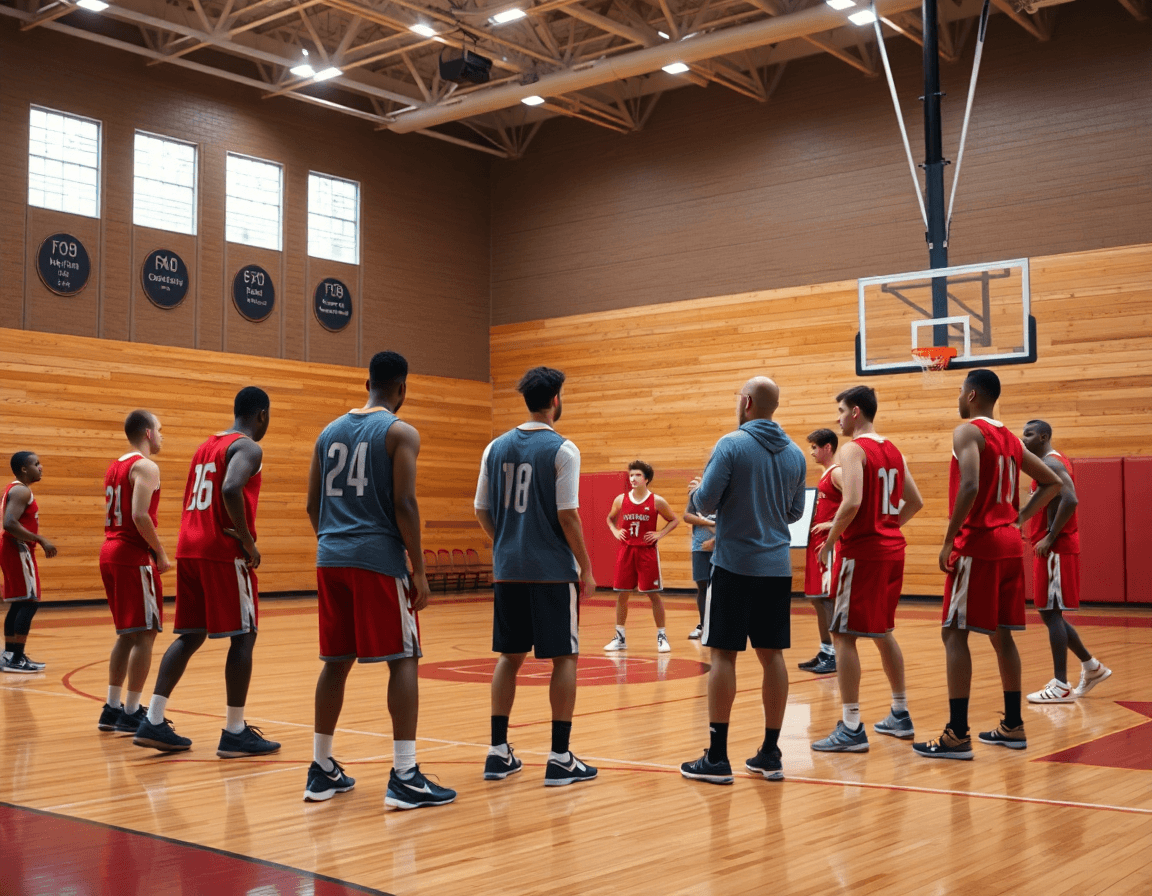Using video to reinforce shell drill basketball concepts during rotations on court.
