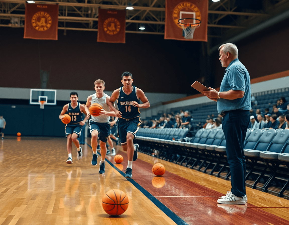 Analyse video basket: plan serré sur la séquence de jeu près de la ligne droite sur le terrain.