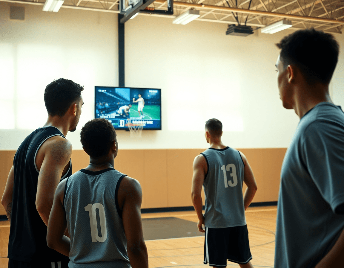 Exploitation des vidéos: extraction et partage des fragments attaque sur défense individuelle basket avec l'équipe.