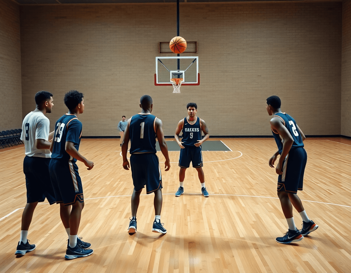 tactique basket attaque sur zone: vue rapprochée sur les mains et les passes lors d'un exercice.