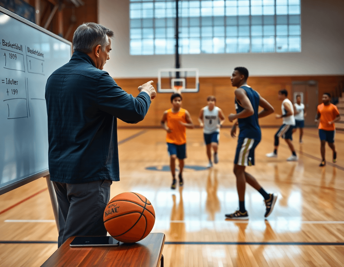 Comment analyser un match de basket: cadre d indicateurs visibles sur un tableau numerique.