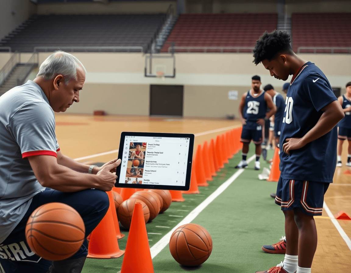 entraineur basket france organise les ressources et les playlists basketball, optimisant le travail d’équipe.