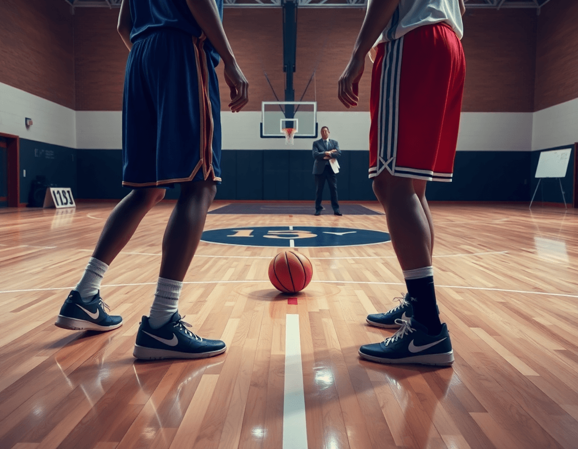 exercice basket u13 défense: gros plan sur les mains et le déplacement défensif d’un joueur.