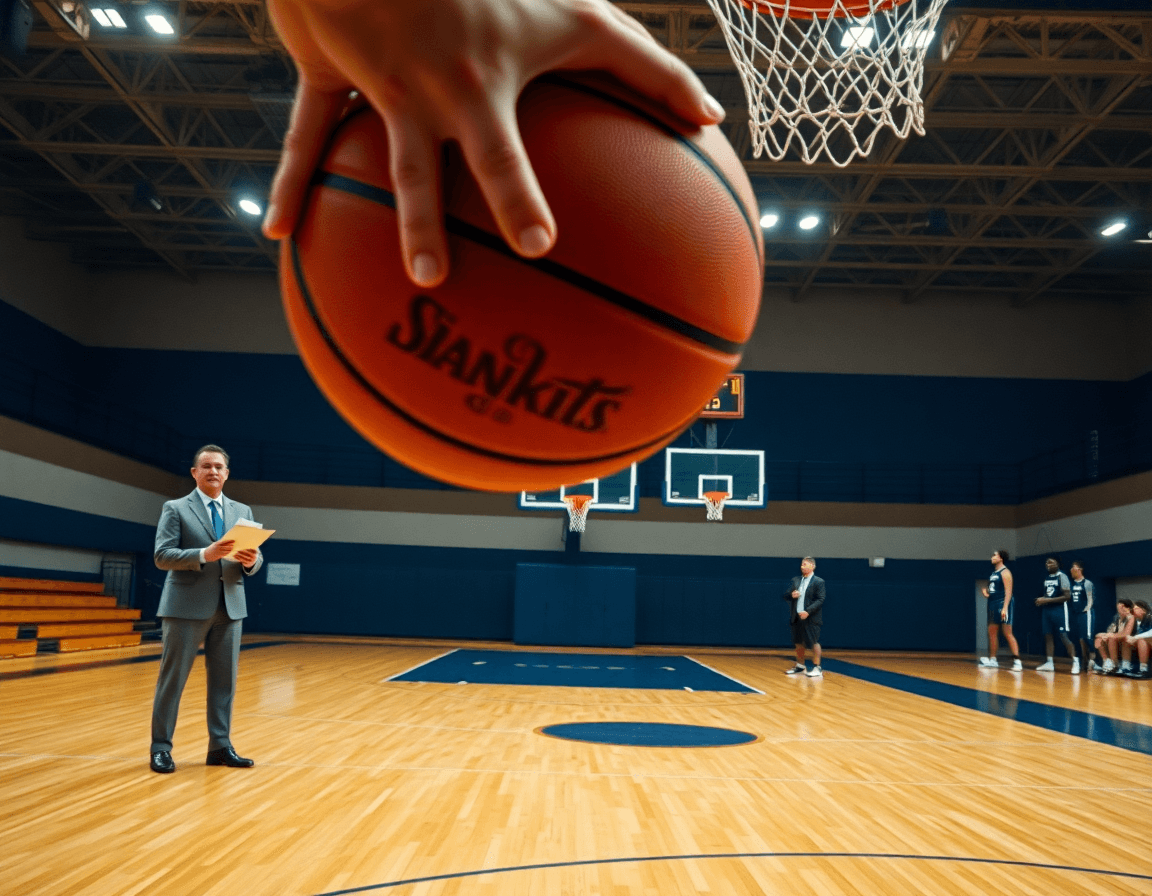 Exercice shoot basket senior, gros plan sur la libération du tir et la trajectoire.