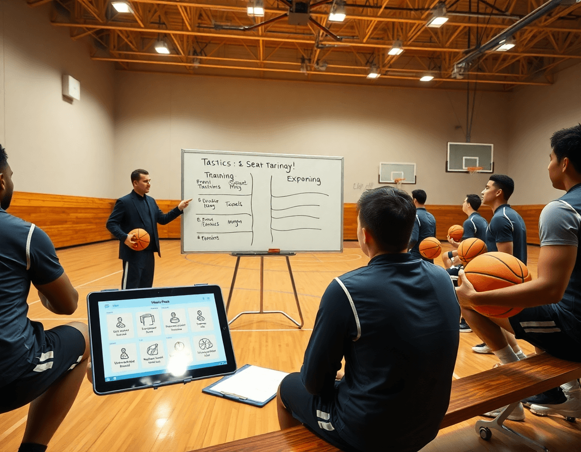 Plan d’exercices basket u11 pdf et flux de travail en 6 étapes sur tablette.