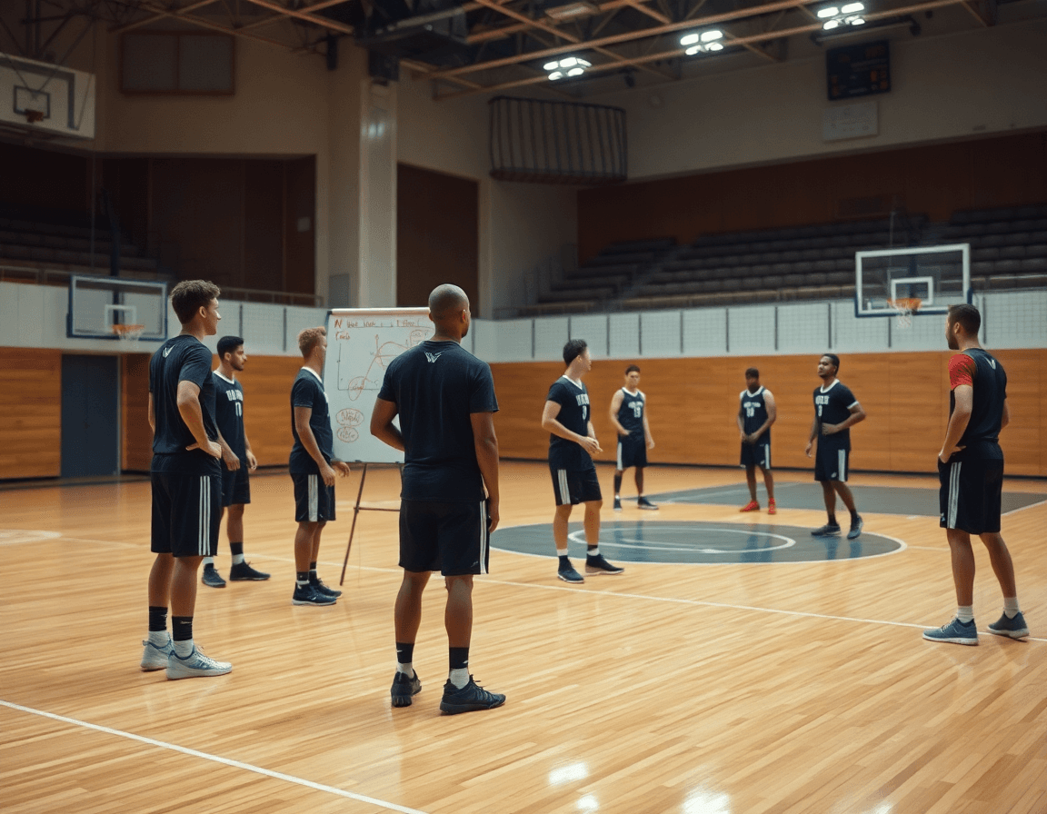 Workflow pratique pas-à-pas illustrant l’analyse et la mise en œuvre d'une statistique basket sur le terrain.