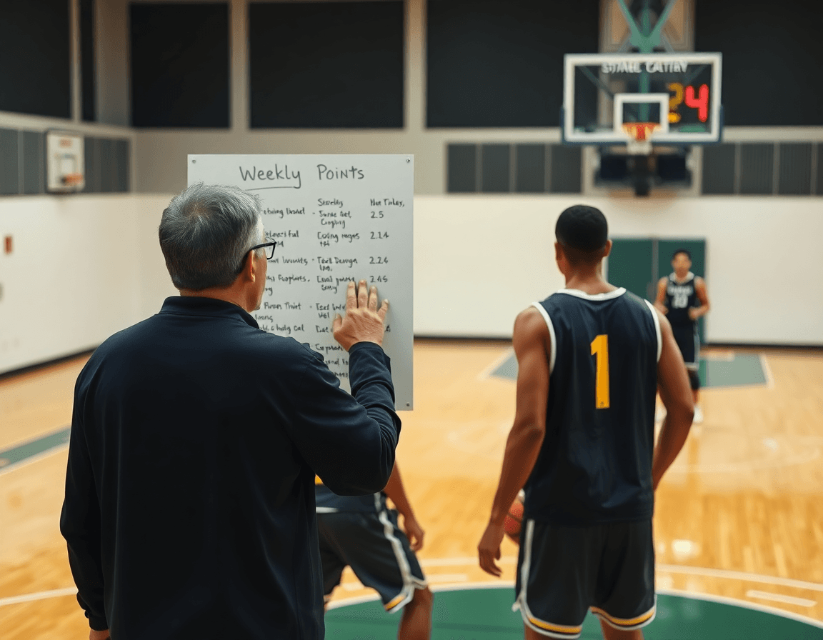 Allenamento di punti nel basket: basket come funzionano i punti guidano le routine di tiri liberi.