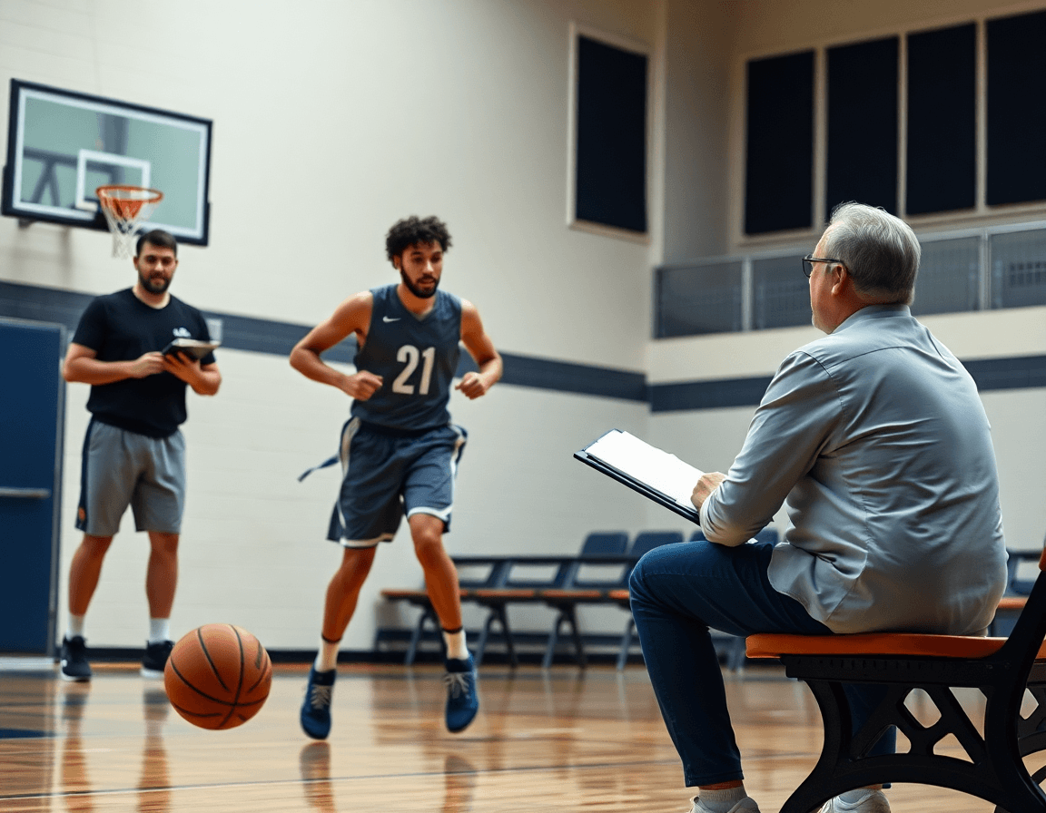 Primo piano sulle mani mentre si passa la palla durante basketball guidato dal nuovo coach pallacanestro trieste.