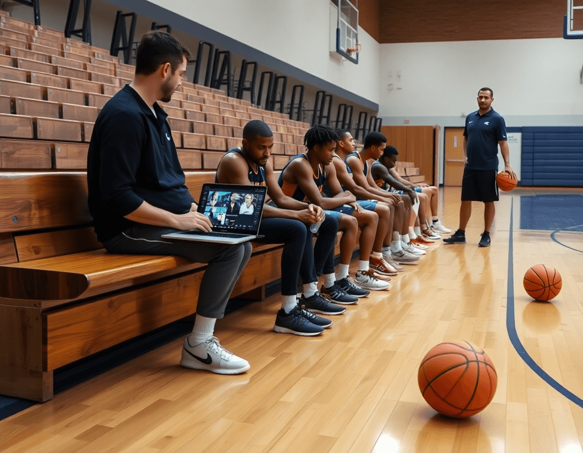 Centro minibasket robur osimo associazione sportiva: lo staff organizza clip di basket e playlist condivisa per i giocatori.
